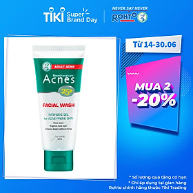 Gel Rửa Mặt Ngăn Ngừa Mụn Tuổi Trưởng Thành Acnes 25+ Facial Wash (100g)