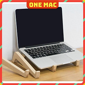 Kệ Gỗ Đỡ Laptop dành cho Macbook Tản Nhiệt 13 inch 14 inch 15