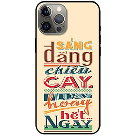 Ốp lưng cho IPhone 12 - 12 Pro - 12 Pro Max - 13 Mini - 13 - 13 Pro - 13 Pro Max - Sáng Đắng Loay Hoay - Hàng Chính Hãng