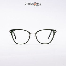 Gọng kính cận, Mắt kính giả cận kim loại Form Mắt mèo thời trang Nam Nữ Avery Jenni - GlassyZone