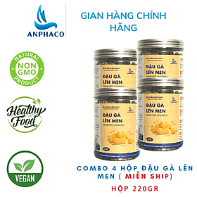 Đậu gà lên men Natto Anphaco combo 4 hộp 220g