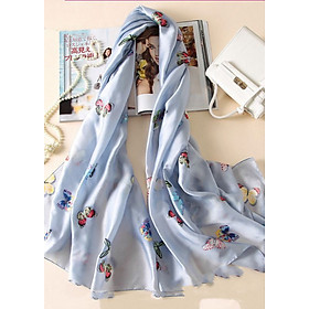 Khăn choàng cổ lụa thời trang cao cấp 03