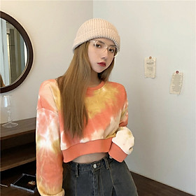 Áo thun crop top loang màu Mã: AX4160