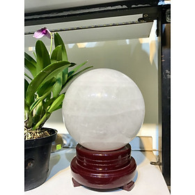 Mua QUẢ CẦU PHONG THỦY THẠCH ANH TRẮNG ĐK 13CM KL 3 468KG MS: BTR08