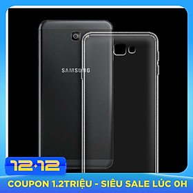 Ốp lưng cho Samsung Galaxy J7 Prime - 01053 - Ốp dẻo trong - Hàng Chính Hãng