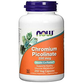 Viên Uống Now Foods Chromium Picolinate 200mcg