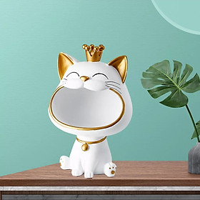 Mua Hộp đựng bánh kẹo  đồ trang sức mèo há mồm  cô gái thổi bóng xinh xắn quà tặng decor