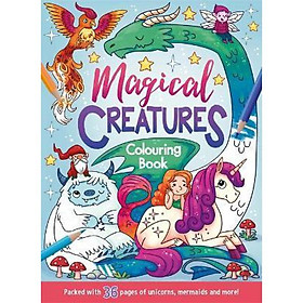 Sách tô màu Awesome Colouring 4: Magical Creatures Colouring Book