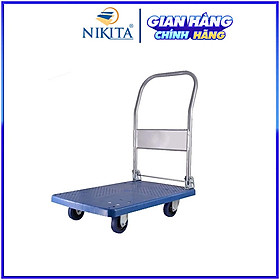 Mua Xe đẩy hàng 150-300 Kg - Nikita - Sàn Nhựa  Chịu Tải Cao  Chống Ăn Mòn Rỉ Sét