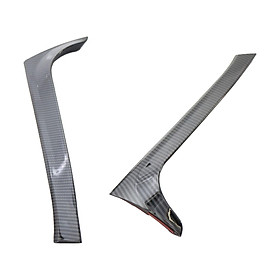 2 Pieces Rear Window Spoiler Fit for  Golf 6 MK6 Replacement Professional