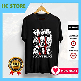 HOT Áo thun Naruto: Akatsuki anime manga độc đẹp giá rẻ