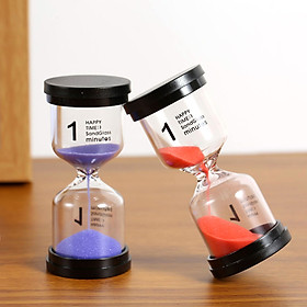 6 Pcs Sandglass Sand Timer 1/ 3/ 5/ 10/ 15/ 30 Minutes Sandglass Timer Sand Clock for Kids Games Classroom Kitchen Home