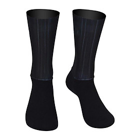 Cycling Socks Regular  Sports Socks for Outdoor Trekking Black