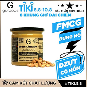 Bơ hạt ăn kiêng GUfoods (Bơ Đậu phộng / Bơ Cacao) - Tự nhiên, Lành mạnh, Phù hợp Eat clean