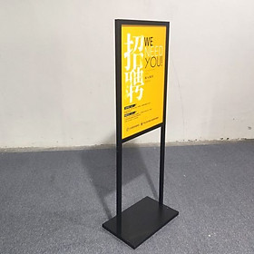 STANDEE CHÂN SẮT BANNER 50X70CM 60X80CM LẮP RÁP DỄ DÀNG