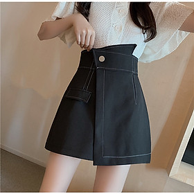 CHÂN VÁY CHỮ A CẠP LỆCH CHỈ NỔI chính hãng; SHOP HaLyKiw