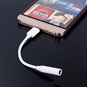 Bộ Chuyển Đổi Giắc Cắm Tai Nghe USB Type-C Sang 3,5mm Cáp AUX Cho Letv Xiaomi 6