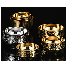 Mua Bát Kim Cương Hàn Quốc Bằng Inox #304 Màu Bạc Và Màu Vàng