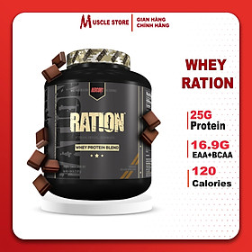 [Chính hãng] Redcon1 Ration Whey Protein (2.1KG - 65 Liều), Sữa Tăng Cơ Đốt Mỡ, 25G Protein, 11.4G EAA + 5.4G BCAA