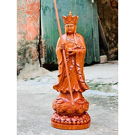 Mua Tượng phật địa tạng vương bồ tát bằng gỗ hương đá kt cao 30cm