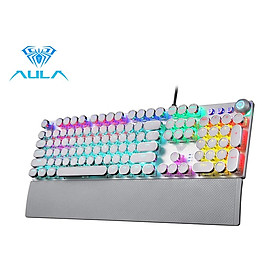 Mua Bàn phím cơ thật AULA F2088 siêu đẹp - Đèn nền xuyên LED đổi màu 20 chế độ  cơ giá rẻ  blue switch kèm kê tay-HÀNG CHÍNH HÃNG