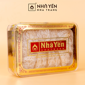 Đặc Sản Khánh Hòa - Tổ Yến Trắng Tinh Chế - Nhà Yến Nha Trang - Loại Chất Lượng 4.4 - Hộp 100 Gram - Tổ Yến Sào Tinh Chế - Hàng Chính Hãng