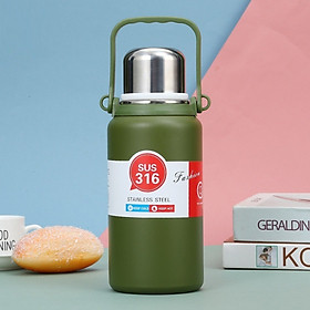 Mua Bình Nước Giữ Nhiệt 900ml1200ml  Inox 316 Loại Xịn Kèm Dây Đeo