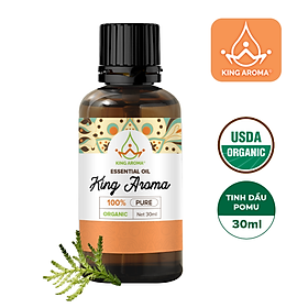 Tinh Dầu Thiên Nhiên Pơmu KING AROMA mẫu thử 30ml/ 100ml - Tinh Dầu Nguyên Chất Xông Thơm Phòng/ Thư Giãn Tinh Thần/ Thích Hợp Dùng Với Đèn Xông và Máy Khuếch Tán