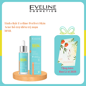 [Deal Tết] Tinh chất Eveline Perfect Skin Acne AHA BHA PHA hỗ trợ ngừa mụn 30ML