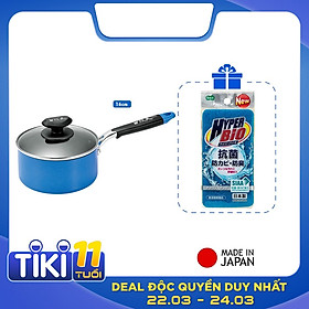 Bộ nồi quánh nhập khẩu Nhật Bản 16cm tặng mút rửa chén bát, xoong chảo chuyên dụng Made in Japan