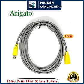 Mua Dây nối dài USB 2.0 1.5m 3m 5m 10m Arigato cáp nối dài chống nhiễu 2 đầu siêu bền- Hàng Chính Hãng