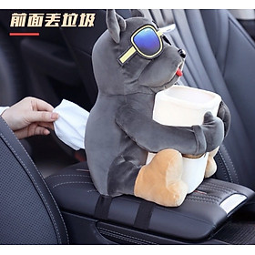 Mua Hộp đựng khăn giấy hình thú nhồi bông dễ thương  Có sọt rác trên xe ô tô