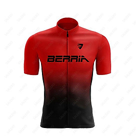 Bộ xe đạp Berria Set 2023 Mùa hè Đàn ông đi xe đạp Bộ đua xe đạp phù hợp với quần áo xe đạp leo núi thoáng khí Color: 8 Size: S