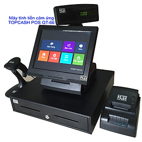 Trọn bộ máy tính tiền cảm ứng 12 in TOPCASH POS QT