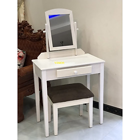 Mua Bàn trang điểm  bàn phấn VIMOS   có luôn ghế (nệm ghế màu ngẫu nhiên: nâu hoặc kem)