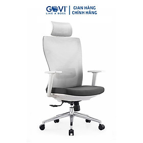 Mua Ghế xoay văn phòng công thái học GOVI R02TD-Tựa đầu điều chỉnh  tựa tay cố định  mâm ghế ngả sau