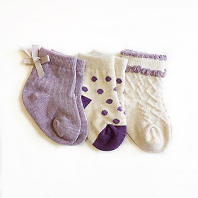 Vớ bé gái Elfindoll set 3 đôi
