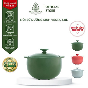 Mua Nồi Sứ sinh dưỡng Minh Long Healthy Cook Vesta 3.0L - dành cho bếp điện   đồ sứ thời thượng dân dụng thông