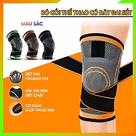Băng đầu gối,Bó Gối ( CÓ ĐAI) Đai,Băng Quấn Đầu Gối,Băng gối thể thao bóng đá,bóng chuyền co giãn đàn hồi GIÁ(1chiếc)Và( 2 Chiếc)