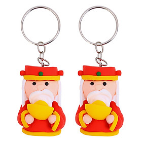 Móc Khóa Đôi Thần Tài Dona Clay TT02