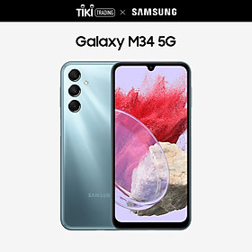 Điện thoại Samsung Galaxy M34 5G (8GB/128GB) - Hàng chính hãng - Xanh nhạt