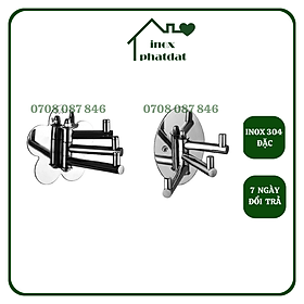Mua Móc treo đồ nhà tắm Inox 304 đặc PHÁT ĐẠT không rỉ sét  Móc 3 chia hình ovan  hình bông mai  giá treo inox (SP016.017