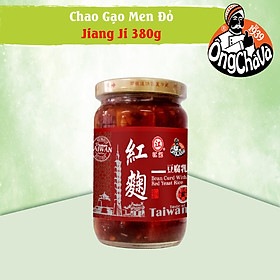 Chao Gạo Men Đỏ Ông Chà Và Hũ 380g - Nhập Khẩu Đài Loan (Red Yeast Rice Tofu Cheese)