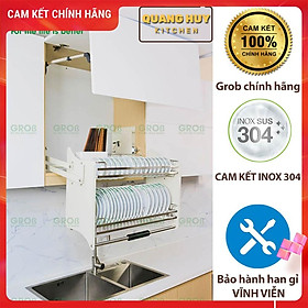 Giá bát nâng hạ inox 304 chính hãng Grob