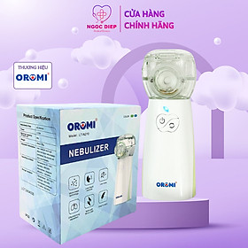 Máy xông khí dung cầm tay OROMI LT-N200/LT-N210 - Xông mũi họng siêu âm không tiếng ồn cao cấp