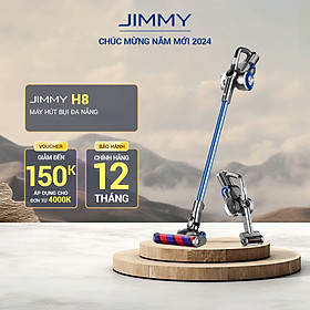 Mua Máy hút bụi Cầm Tay không dây JIMMY H8 Áp lực hút 25000Pa Lực hút Mạnh Pin Tháo Rời Nhiều Đầu Hút Nhẹ Nhiều Chế Độ Hút-Hàng Chính Hãng