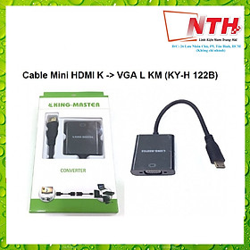 Cáp Mini HDMI K ra VGA L KM (KY-H 122B)