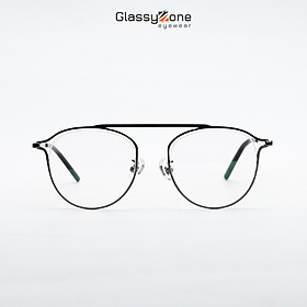 Gọng kính cận, Mắt kính giả cận kim loại Form phi công thời trang Nam Nữ Avery Simon - GlassyZone