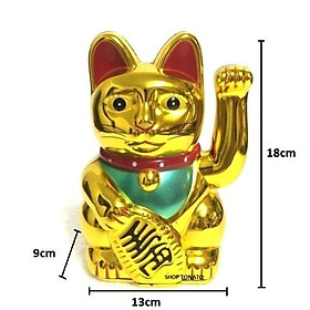Mua MÈO THẦN TÀI  MÈO MAY MẮN MANEKI NEKO 0255 0256 0257 0258 0259 SỬ DỤNG PIN