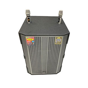 Mua Loa Kéo 5 Tấc Công Suất Khủng 9898 Pro  Thùng Gỗ Nặng Hơn 50kg Kèm 2 Micro Không Dây